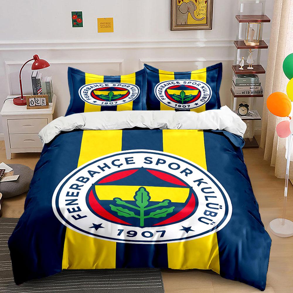 Fenerbahce kluba gultasveļas komplekts Gultasveļas sega