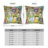 Ricked and Mortys Pillow Case  Comfy Pillow Cover For Office Car Home Decor Novelty Cushion Cover
