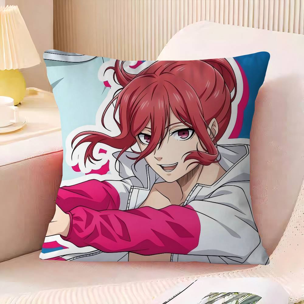 C-ChigiriS H-Hyoma Pillow Anime Pillow Sofa Bed Head Pillow Cover Cushion Cover 45x45 Cm Fashion