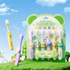 1 6PCS Children Super Soft Toothbrush 3 To 12Y Toddler Baby Training Toothbrush Cute Cartoon Zoo Animal Kids Oral Care Tools