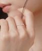 Novice Tokyo Clear Stone Motif Rope Ring [Silver 925] / One Color
