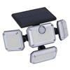 Solar Outdoor Street Light 4 Rotating Head Flexible Foldable IP64 Heat Resistant Home Solar Lamp