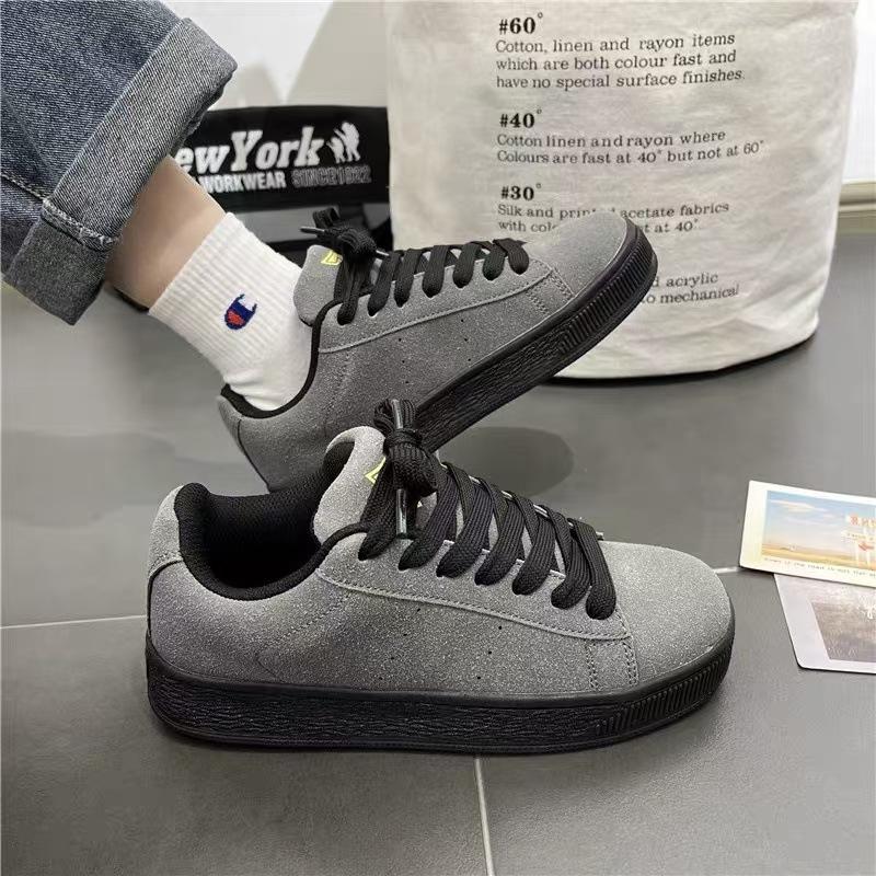 Summer New Chic Student Platform Heightening Couple Bread Shoes Sports Casual Skateboard Shoes