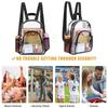Transparent Backpack Waterproof Outdoor Sports Fitness Knapsack Casual Travel Visible Backpack Large Capacity Shoulders Bag