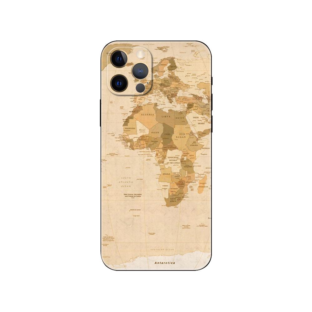 Afrika Karte telefon fall für iphone 5 5s 2020se 6 6s 7 8 plus x 10 XR XS 11 12 13 mini pro MAX schwarz tpu zurück abdeckung