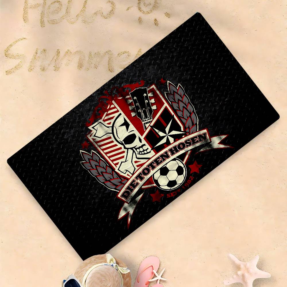 1pc Rock BAND D-Die Toten Hosens Microfiber Blanket Quick Drying Beach Towels Oversized Printing Super Absorbent Towel Blanket
