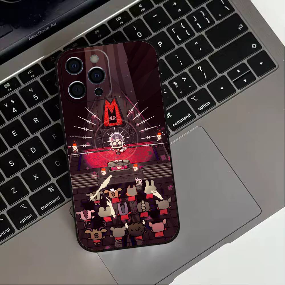 Cult Of The L-Lamb Game  Phone Case For iPhone 17,16,15,14,13,12,11 Plus,Pro Max,XS,Soft Silicone Black Cover