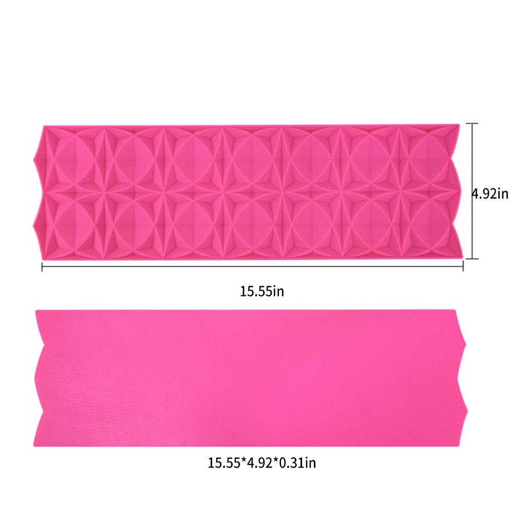 Rhombus Pattern Silicone Mould Fondant Resin Baking Pan Non-stick Cake Side Lace Mat Mold Heat-resistant Border Bakeware