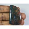 27X44X06MM Natural Bloodstone Healing Crystal Quartz Fancy Cabochon Gemstone ET-181