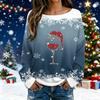 Christmas Sweatshirts For Women Knit Sweater Cute Shirt Fall Crewneck Pullover Tops