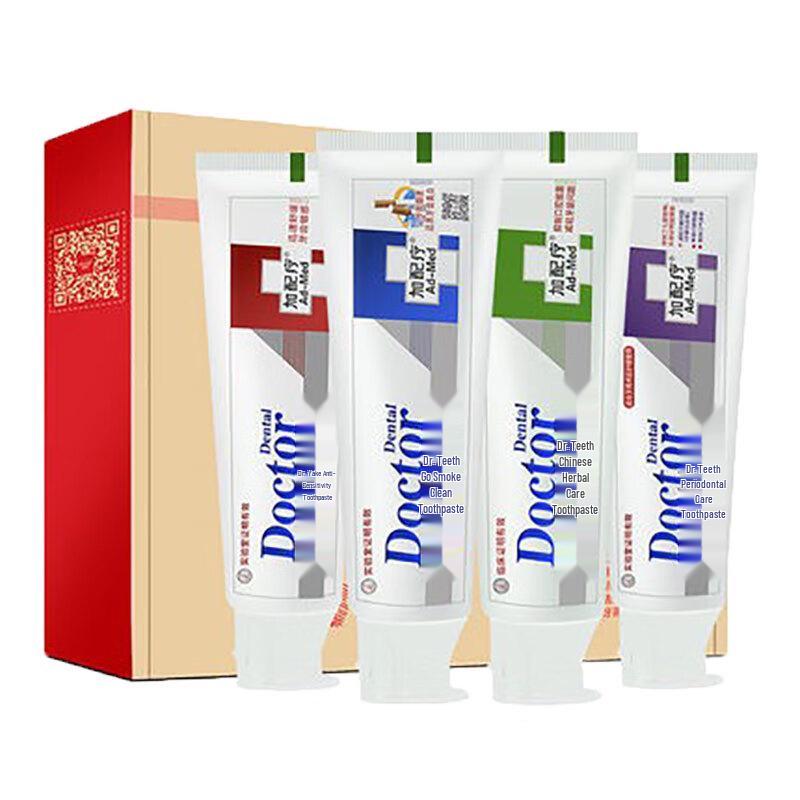 Dr. Tooth Multi-Effect Care Toothpaste 4-Pack Set