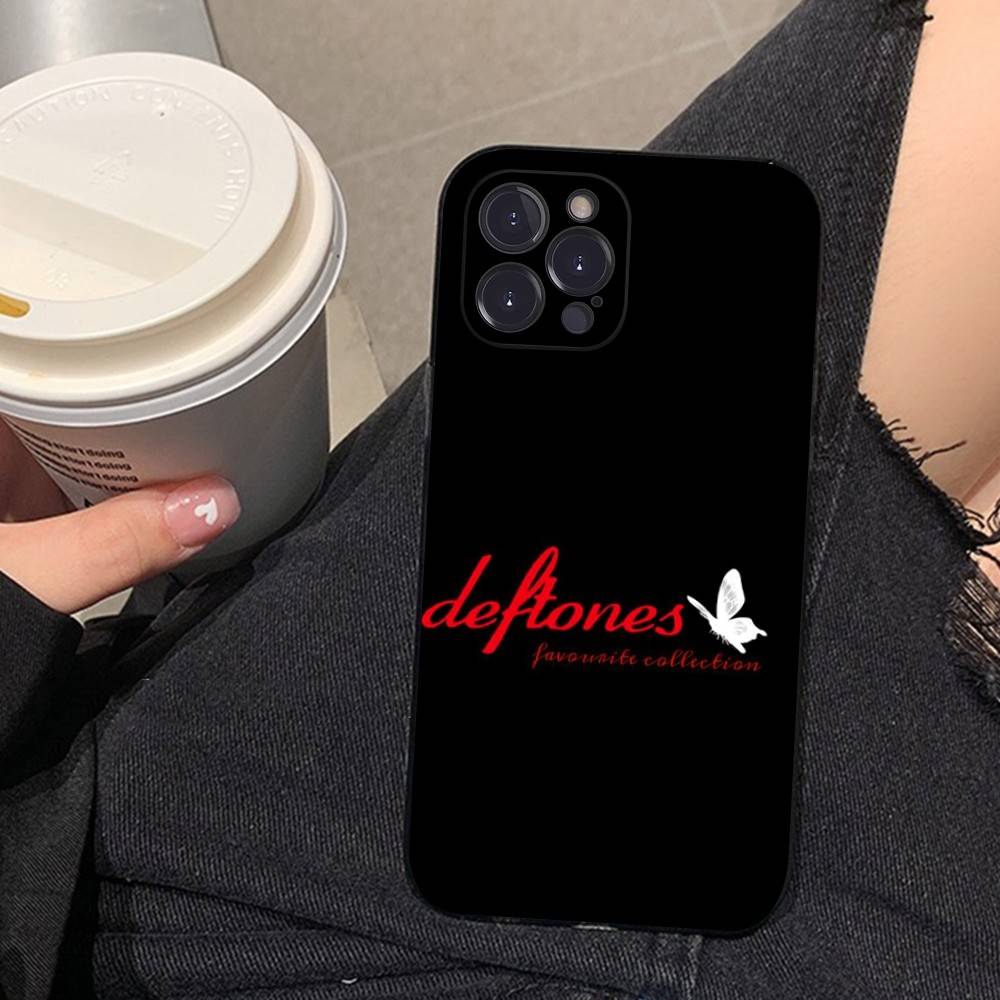 Band D-Deftones Phone Case For iPhone 16 15 14 13 12 11 17 Pro Max Simplicity Back TPU Soft Case
