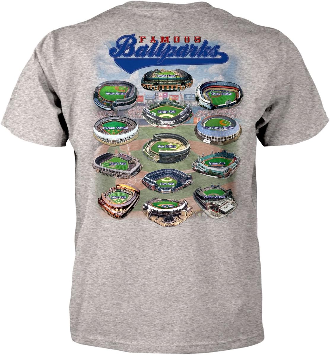 

Famous Ballparks in America T-Shirt S разноцветный