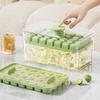 Press Ice Tray Bucket 28/56 Grids Ice Cube Mold Portable Ice Box Ice Cube Tray Multifunctional Ice Maker with One-touch To Relea