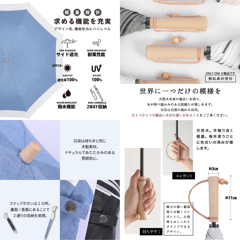 Folding Parasol with UV Light Suitable for Rain or Level 5 Water Full Light UV Heat Perfect for Day Gift Folding 8 Protection, 100% Blocking, Shine,