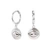 European & American Style S925 Sterling Silver Demon Eye Totem Hoop Earrings for Women