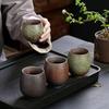 Handmade Japanese Ceramic Tea Cup - Retro Style Kung Fu Tasting Bowl