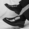 Men's Business Formal Casual Leather Shoes Autumn Men's Outdoor Casual Thick-soled 6CM Fashionable Leather Shoes Size 37-44