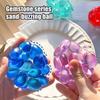 1/4Pcs Shapeable Bead Filled Stress Ball Anxiety Stress Relief Beaded Ball Squeeze Toy Portable Travel Soft TPR Textured Ball Sensory Fidget Toy