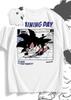 Dragon Ball Goku Training Day Tee Japanese Anime Graphic Tshirt Summer Pure Cotton Unisexs Tshirt Childrens Clothing Tee Unisex