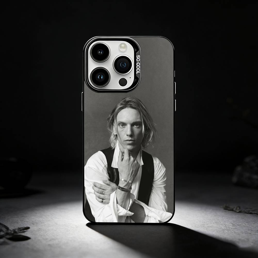 J-Jamie C-Campbell Bower Phone Case For iPhone 17,16,15,14,13,12,11 Plus,Pro Max,XS,Colored silver phone case