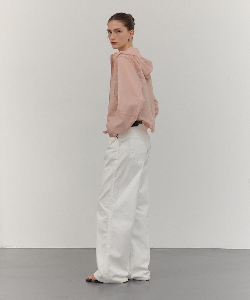 CITTA Striped Wide Pants_Ctd415(White)