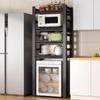 Estante de almacenamiento de cocina multifuncional de acero al carbono Beifu