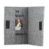 Kooikerhondje - Dog Passport Case, Document Case, Gift for the Traveller from the Art-Dog Brand