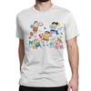 Miniso Crayon Shin-chan T-Shirt for Men Women Satou Masao Nini Tooru Bochan Novelty Pure Cotton Tees T Shirts Plus Size Clothes