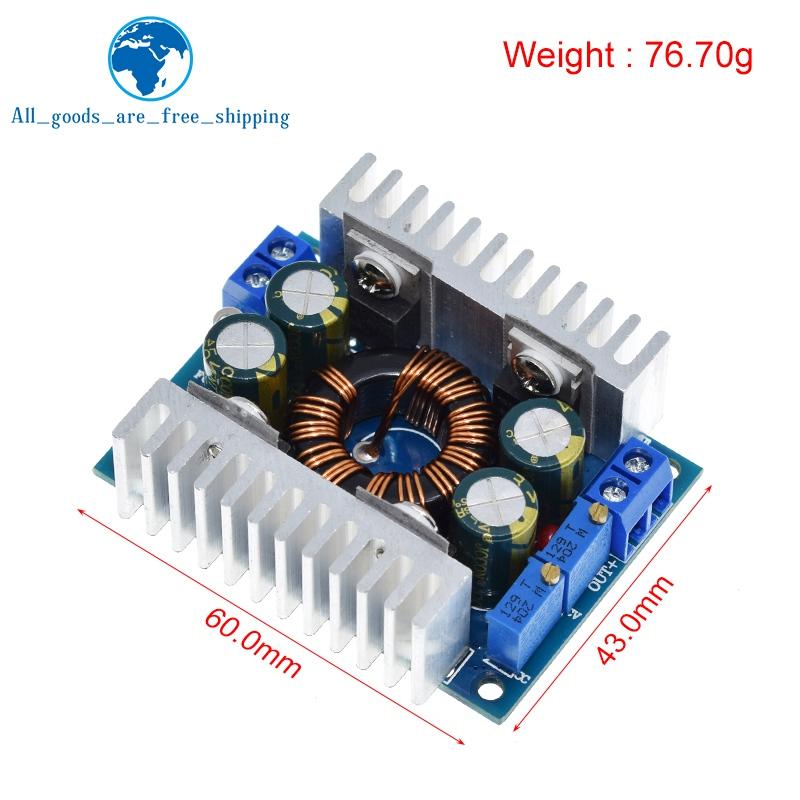 TZT DC 5-30V To 1.25-30V 8A Automatic Step UP/Down Converter Boost/Buck Voltage Regulator Module Charger Power Converter DIY KIT