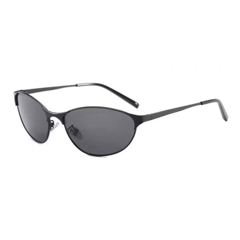 Hot Girl Sunglasses UV Protection Curved High-end Trendy Sunglasses Suitable for Street Photography