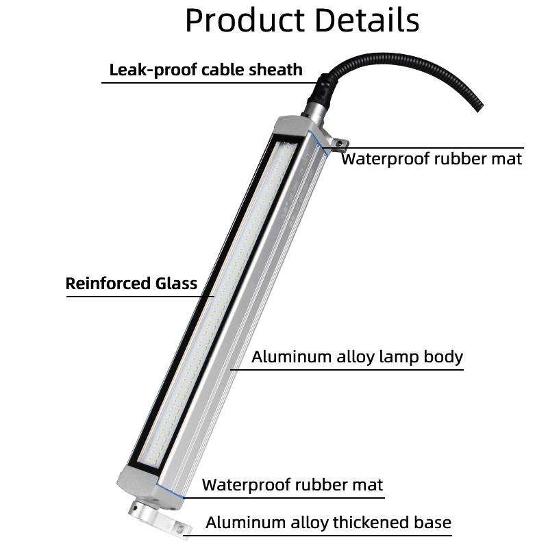 NHM 300mm Portable Specializing in the Production of Waterproof and Explosion-proof  CNC Machine Tool LED 24v 220v  Work Lights