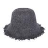 Hat Autumn and Winter Fashion Warm and Comfortable Cashmere Women Fringed Bucket Hat Foldable Versatile Basin Hat One Piece
