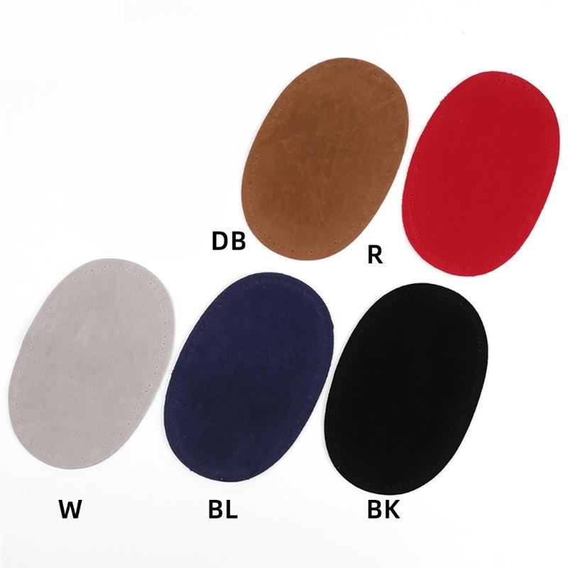 1 Paire de Patchs Ovales à Coudre pour Coude/Genou en Tissu Patchs de Réparation Fournitures de Loisirs Créatifs Accessoires Vestimentaires pour Pull Pantalon