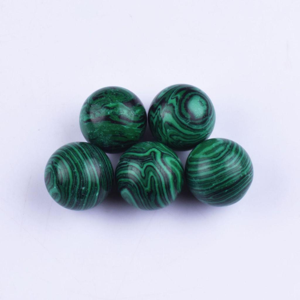 White Crystal Agate Round Ball 20mm: Non-Porous Natural Stone for DIY Fluorite Craft Ornaments