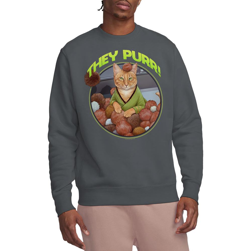 Star Trek Unisex Adult The Purr Sweatshirt
