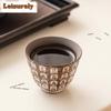 81ml Ten Thousand Buddhas Master Cup Creative Gilt Silver Bell-shaped Cup Tasting Mug Antique Water Jug Cafes Gift Collection