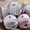 Dense Sequin Crochet Thread Nylon Crochet Supplies Handmade DIY Woven Thread  Handmade Projects