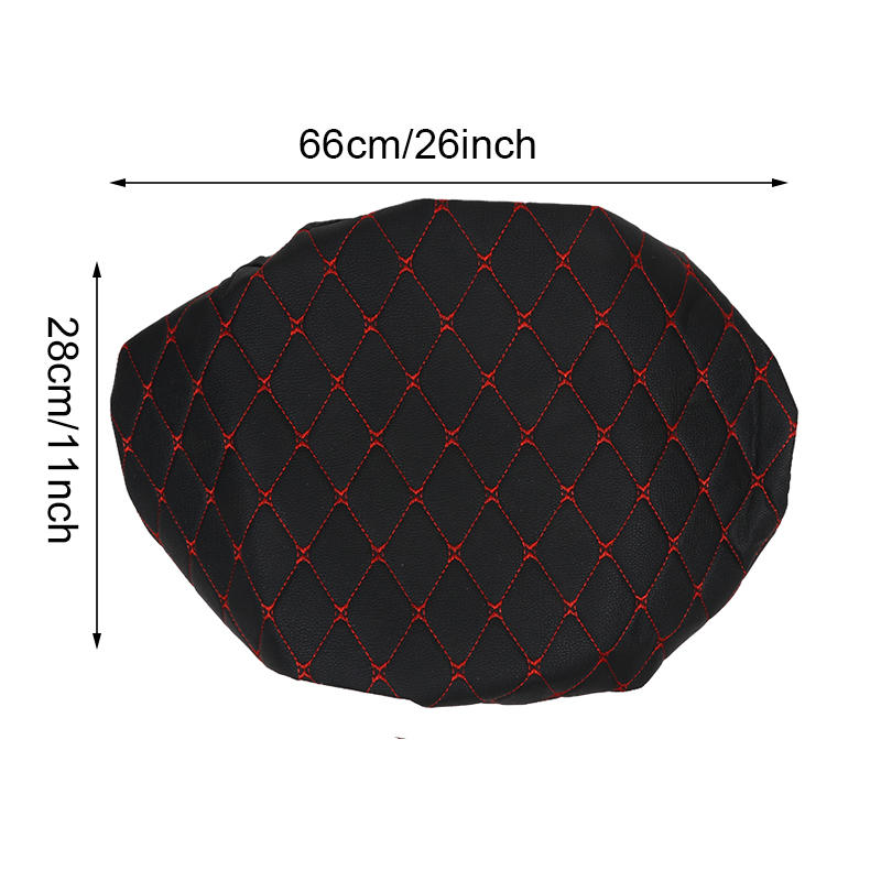 Motorcycle Seat Cushion Cover Waterproof Mesh Breathable Non-Slip Leather Seat Cushion Cover for Scooter