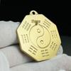 Pure Copper Tian Guan Ci Fu Bagua Mirror: Tai Chi Mountain Ghost Hanging Ornament