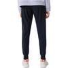 Fila Athletics Fitness Series Solid Color Comfortable Breathable Soft Knit Sports Pants Women Bottoms Navy-Blue A11W031604F-NV