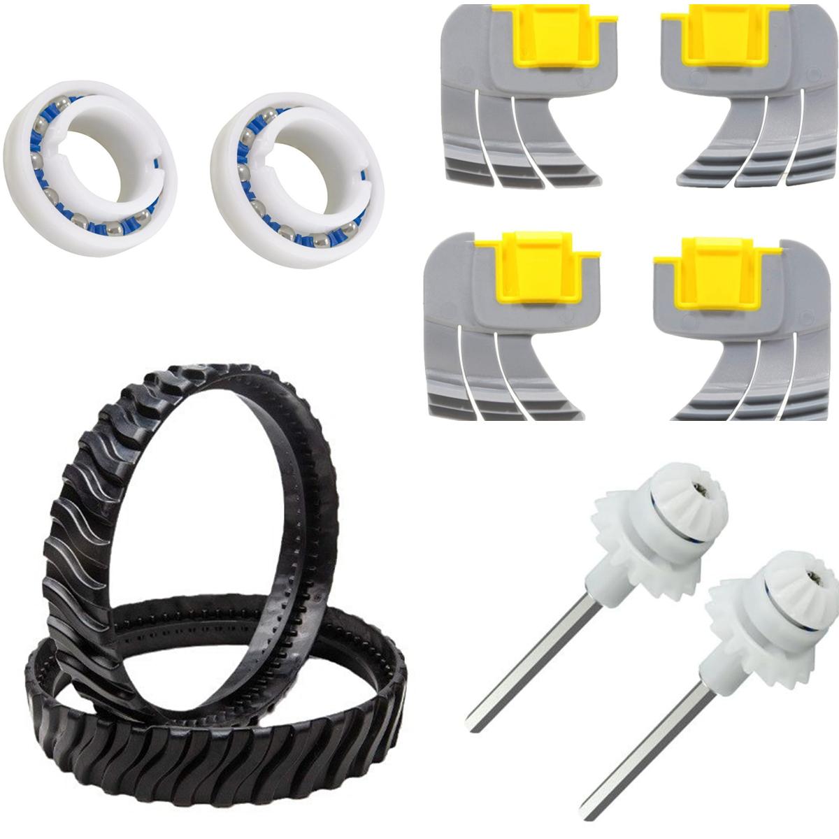 

1 комплект Сменные шины, приводной вал, аксессуары для обслуживания Очистителя бассейна Cyclonic Srubbing Brushes для Zodiac MX6 MX8 и Elite