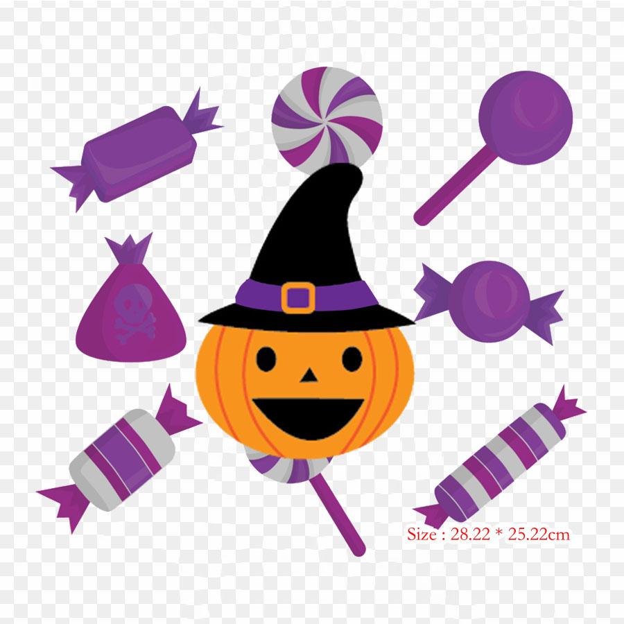 

Хэллоуин Графический Дизайн Термотрансферная Печать Винил Нашивки Наклейка для Одежды DIY Аппликации Стираемые Нашивки