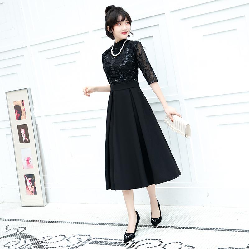 Evening Dress, Skirt Temperament, New Models, Usually Can Wear Small Dresses, Fairy Style, Simple and Generous, Long Styles Look Thin