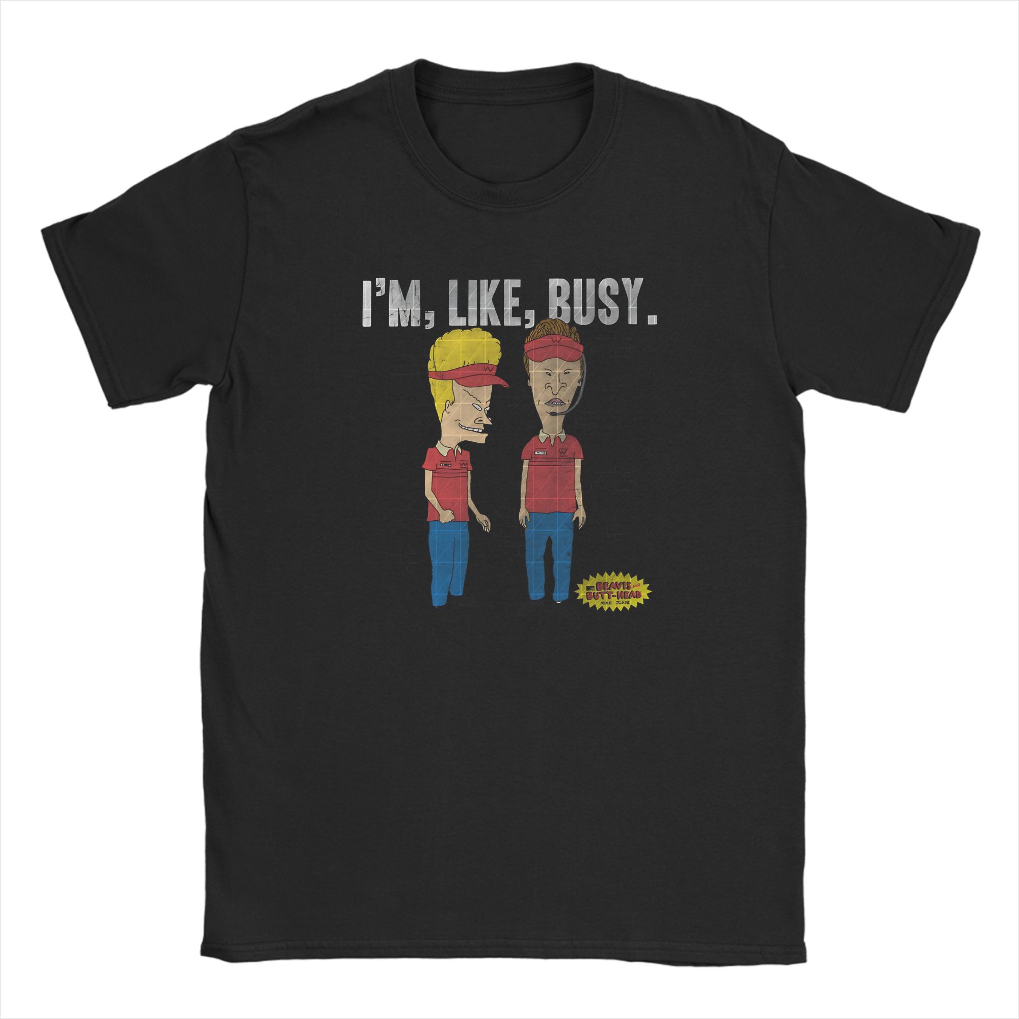 Beavis and ButtHead I m Like Busy Graphic T-shirt XL