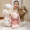 High Quality Sweet Cute Rabbit Animals Bunny Plush Toy Pink Super Soft Comfortable Doll Pillow  Baby Comfort  Birthday Gifts