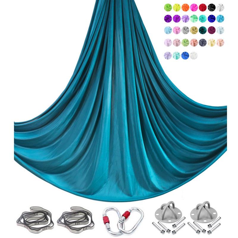 6m Nylon Aerial Yoga Hammock Set for Home and Studio Use