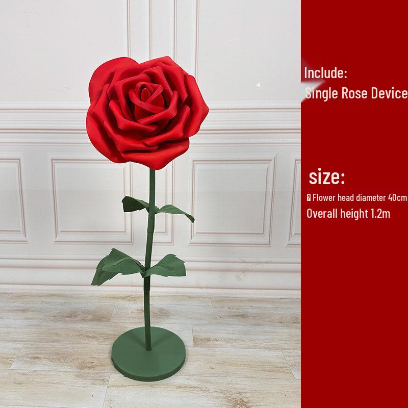 

Large Rose Flower Qixi & Valentine s Day Display Prop for Store Windows