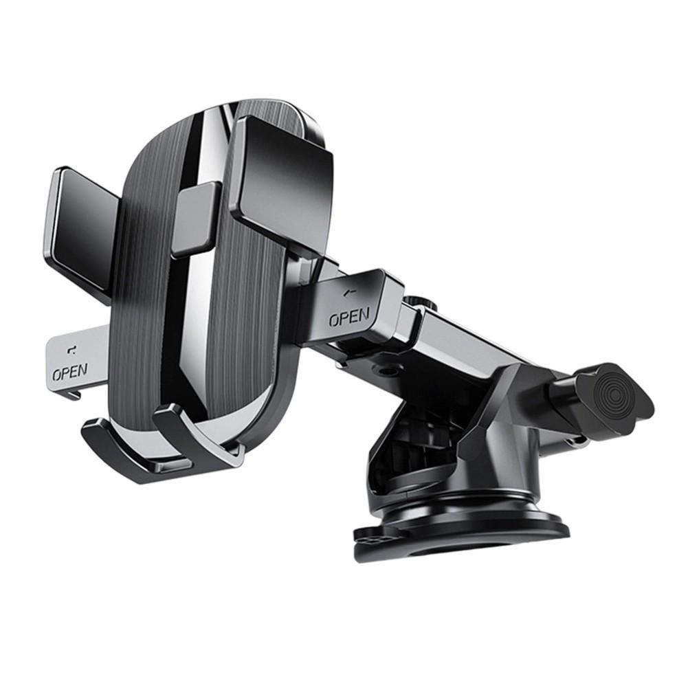 Smartphone Holder for Cars Featuring 360 Degree Rotation and Secure Clip