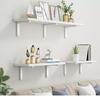 High-quality Factory Direct Sales Wooden Wall Shelf Hanging Bookshelf Partition Modern Heavy Duty for Bathroom and Living Room